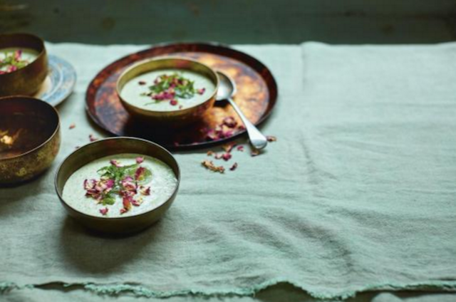 Cucumber Rose Soup. Photo Credit: Standard