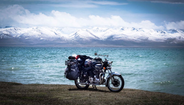 Song-Kul lake in Kyrgzstan